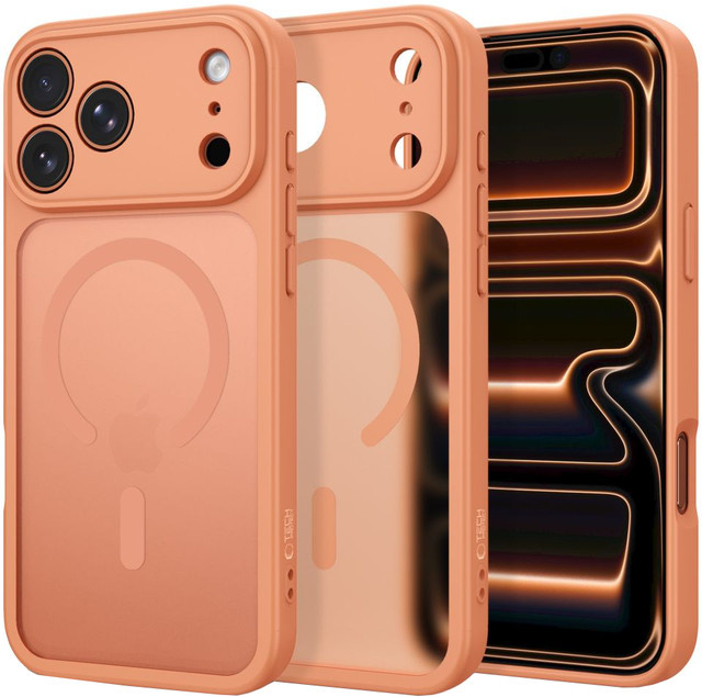 Tech-Protect BasicMag MagSafe-Hülle für Apple iPhone 18 Pro Max und iPhone 17 Pro Max in Matt Orange - Bild 1