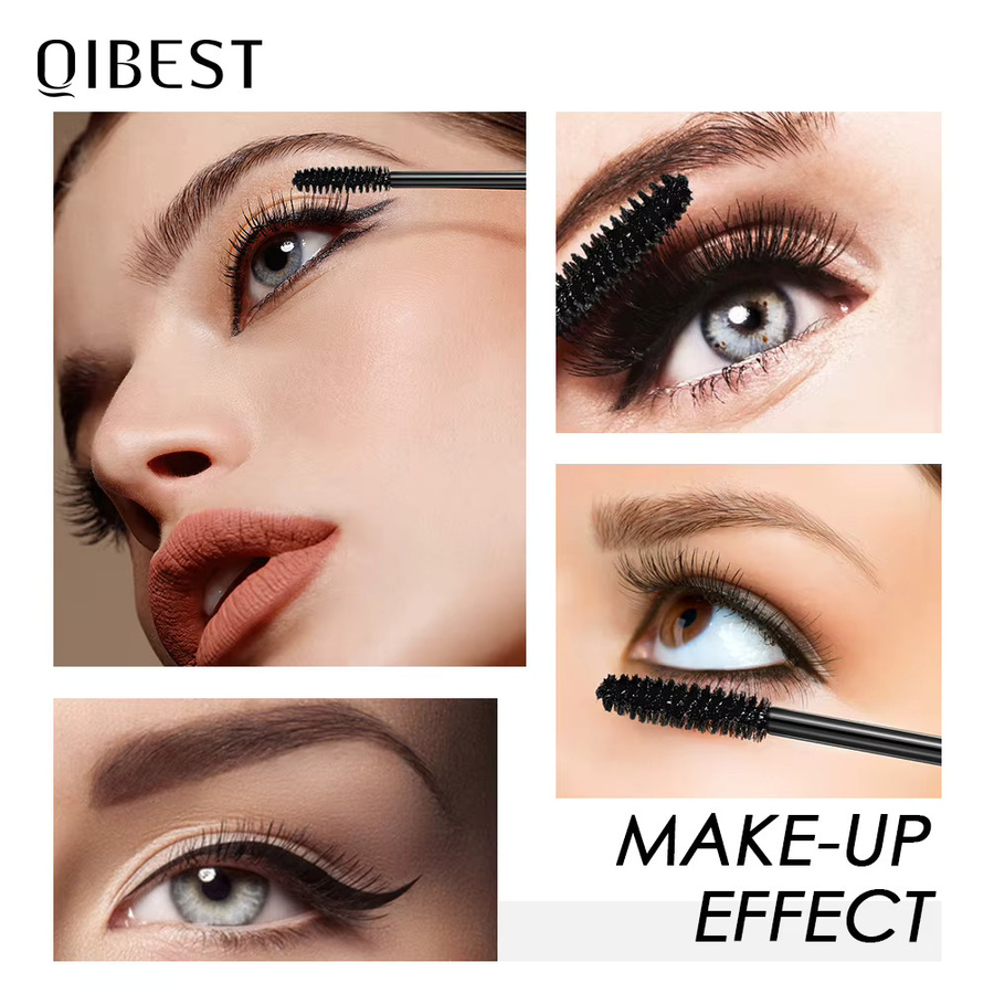 QIBEST Wimperntusche Seidenfaser, Schwarz, 2er-Pack - Bild 2