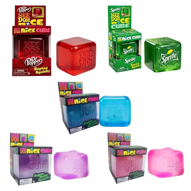 Schylling Nice Cube Blind Box, Fidget-Spielzeug, Quetschbarer Würfel - Bild 3