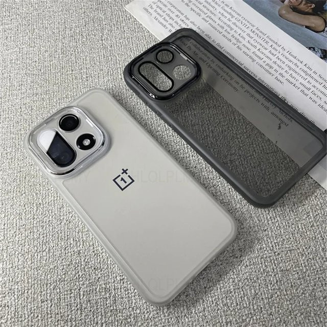 Transparente TPU Handyhülle für OnePlus Nord CE 5 Lite 5G mit Kameraobjektivschutzfolie - Bild 1