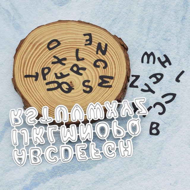 Metall Stanzformen Alphabet A bis Z für Scrapbooking und Papierhandwerk zur Kunstprägung - Bild 1
