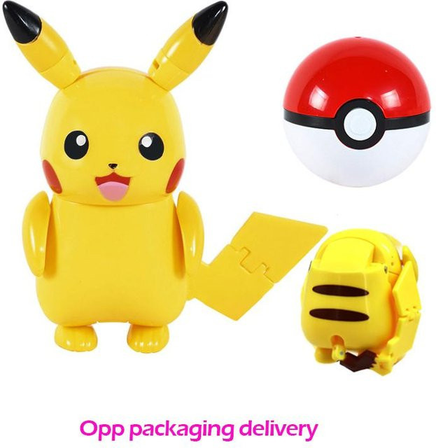 TAKARA TOMY Pokémon Deformierte Figur Pikachu Glurak Bisaflor Turtok Garados Solgaleo Lumina, Actionfigur, ab 14 Jahre - Bild 1