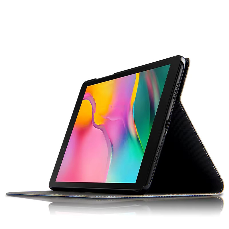 AJIUYU Standhülle für Samsung Galaxy Tab A 8.0 2019 SM-T290 SM-T295 SM-T297 Schutzhülle in Blau und Grau - Bild 5