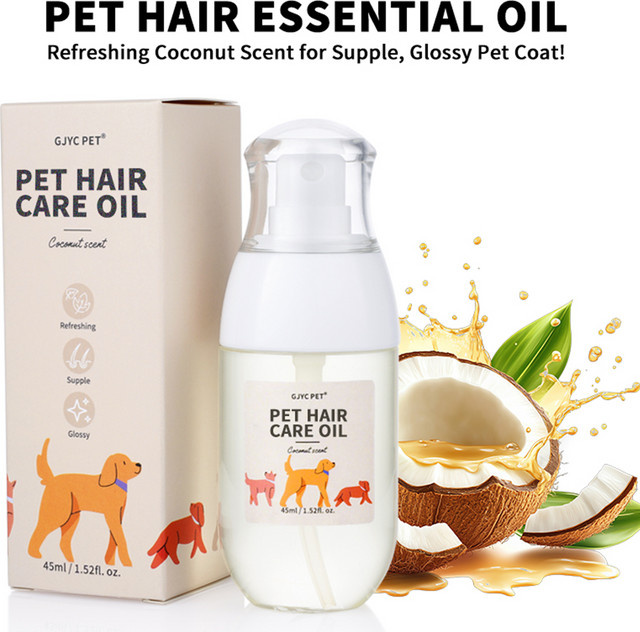 GJYC PET Premium Haarpflege-Ölspray für Hunde und Katzen zur tiefenwirksamen Pflege und für strahlenden Glanz - Bild 1