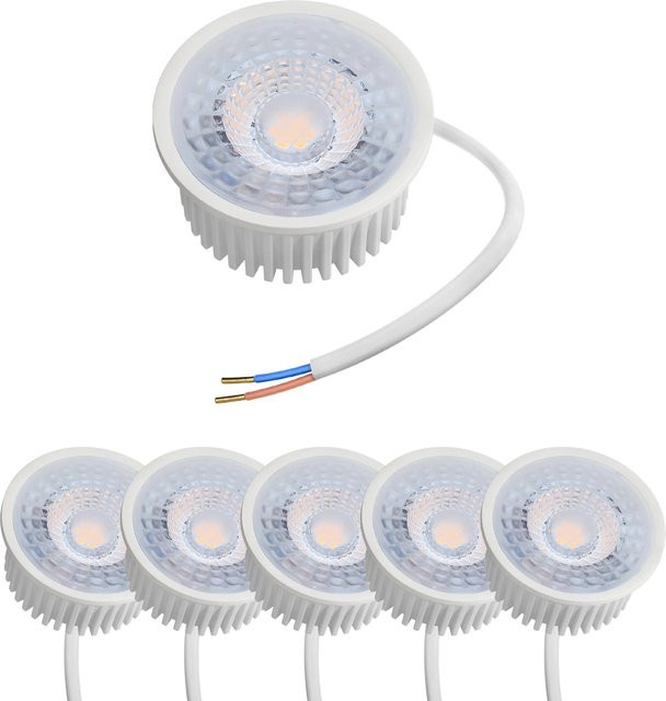 Oktaplex LED Modul Nizza 6er Set, GU10, dimmbar, Warmweiß 2700K, 4,9W, 370lm, 230V - Bild 1