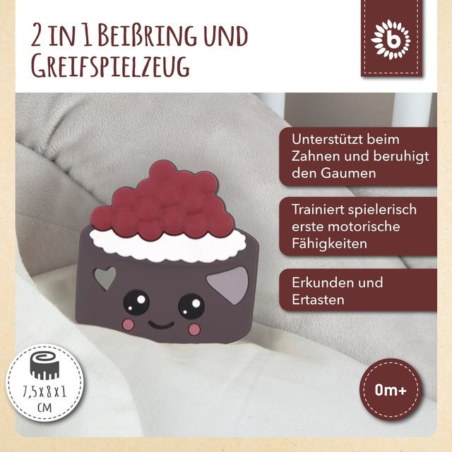 Bieco Beißring Silikon Torte - ab 0 Monate - Bild 1