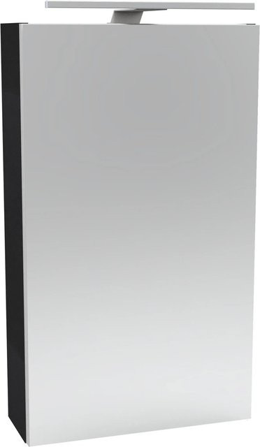 Fackelmann Spiegelschrank SBC Anthrazit mit Softclose Türen und LED-Beleuchtung, B/T/H: 40 x 15,3 x 68 cm - Bild 1