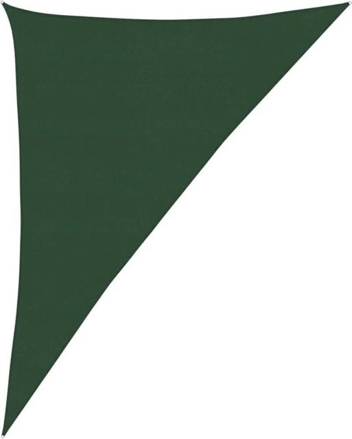 vidaXL Sonnensegel aus HDPE in Dunkelgrün B/H/T: 4 x 5 x 6,8 m - Bild 1