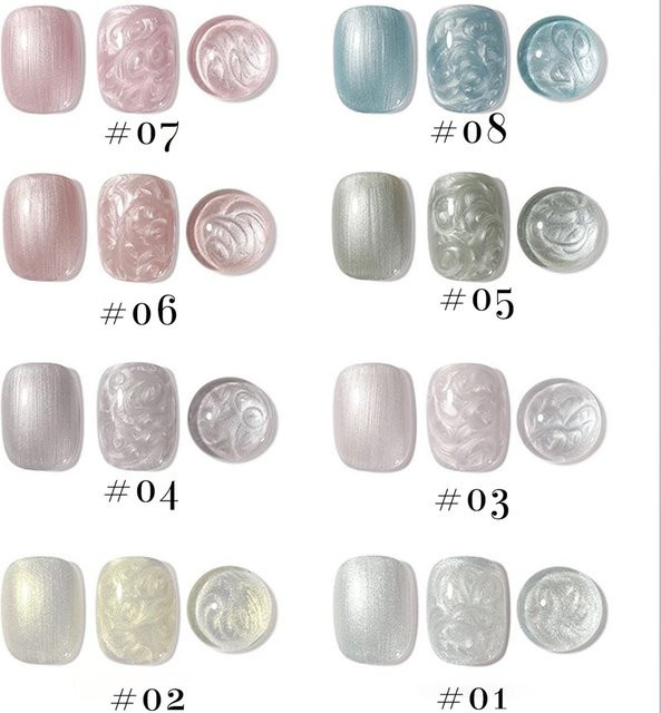 SHAKA Spring Smoke Rain Nagellack, Muschelperle, Schimmernd - Bild 1