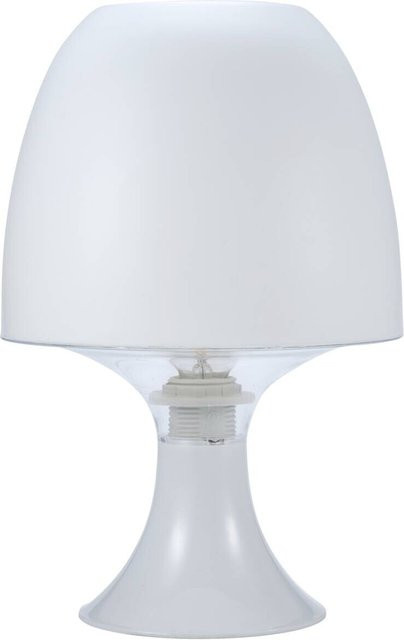 Tischleuchte POCOline Sveta in Weiß aus Kunststoff mit E14 Fassung, Höhe: 24 cm - Bild 1