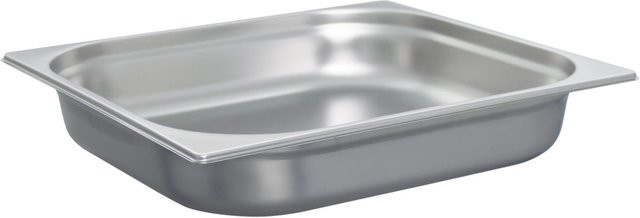 Schneider GN 2/3 Behälter aus Edelstahl in Silber, Volumen: 5,5 l, Höhe: 6,5 cm - Bild 1