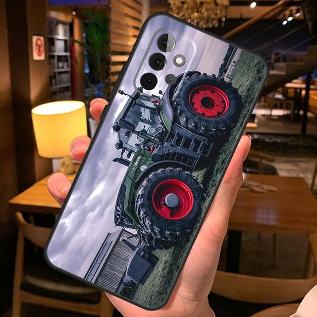 Samsung Handyhülle mit Bauernhof Traktor Motiv für Galaxy A54 A34 A14 A52 A32 A12 A13 A33 A53 A15 A16 A36 A56 A26 A06 A35 A55 Multicolor - Bild 1