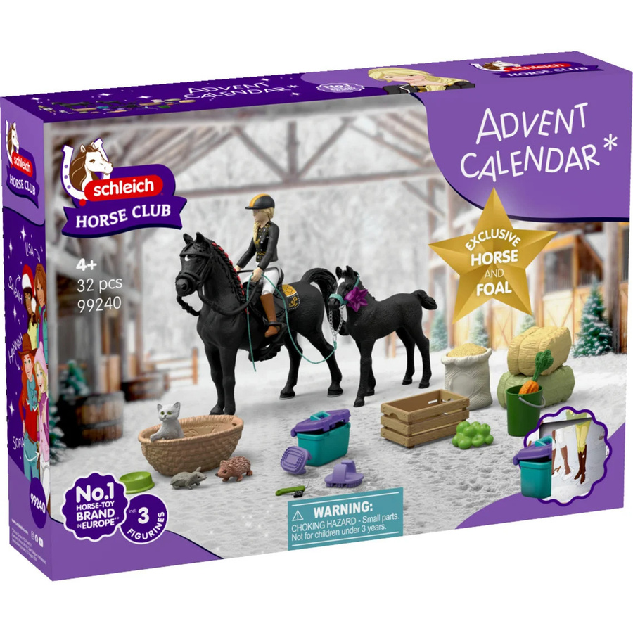 Schleich Horse Club Adventskalender 2026 Winter Wonderland Ausritt, Spielfigur, ab 3 Jahren - Bild 1