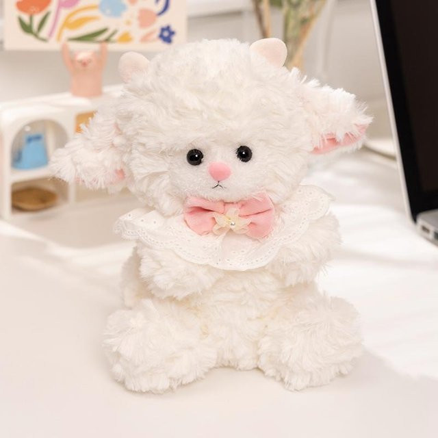 Kidsly Honigtopf Bär Weißes Schaf, Plüschtier, 22cm - Bild 1