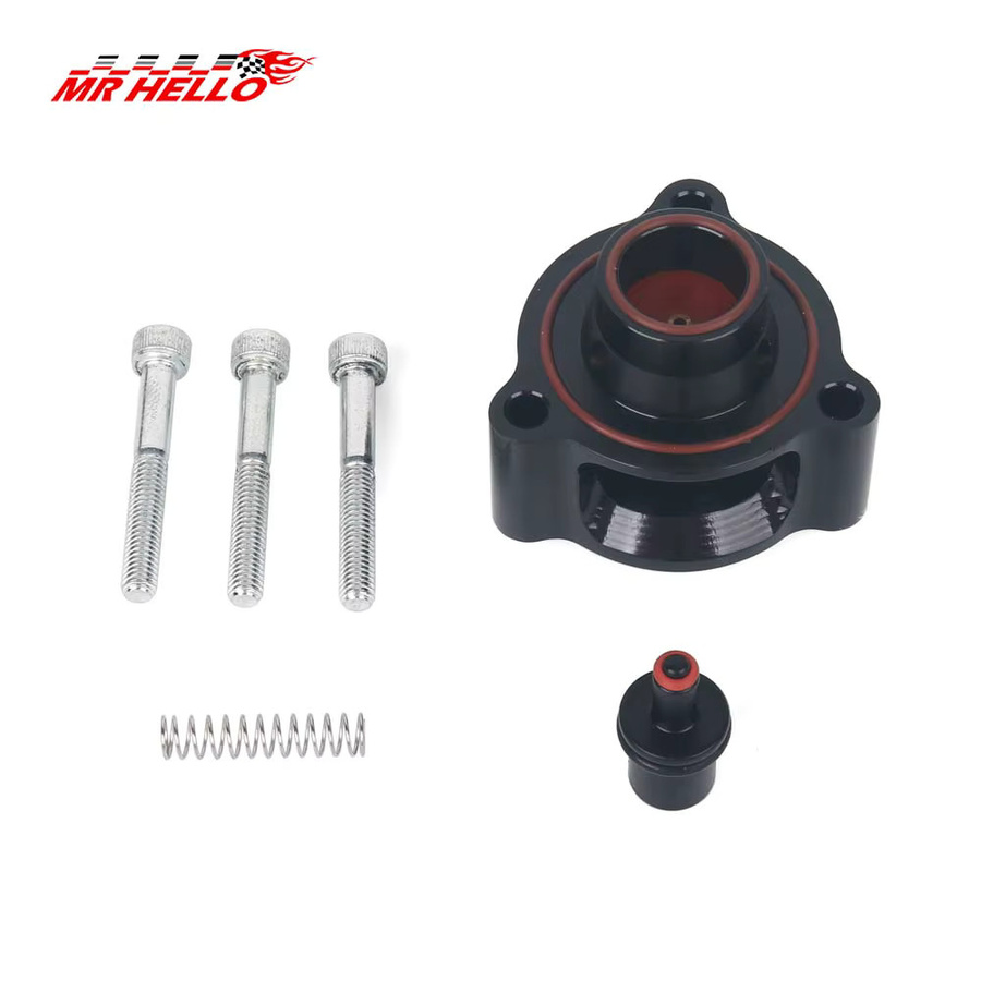 Aluminium Auto BOV Adapter DV+ Blow-Off-Umlenkventil T9458 in Schwarz passend für Mercedes C180 C250 C300 - Bild 2