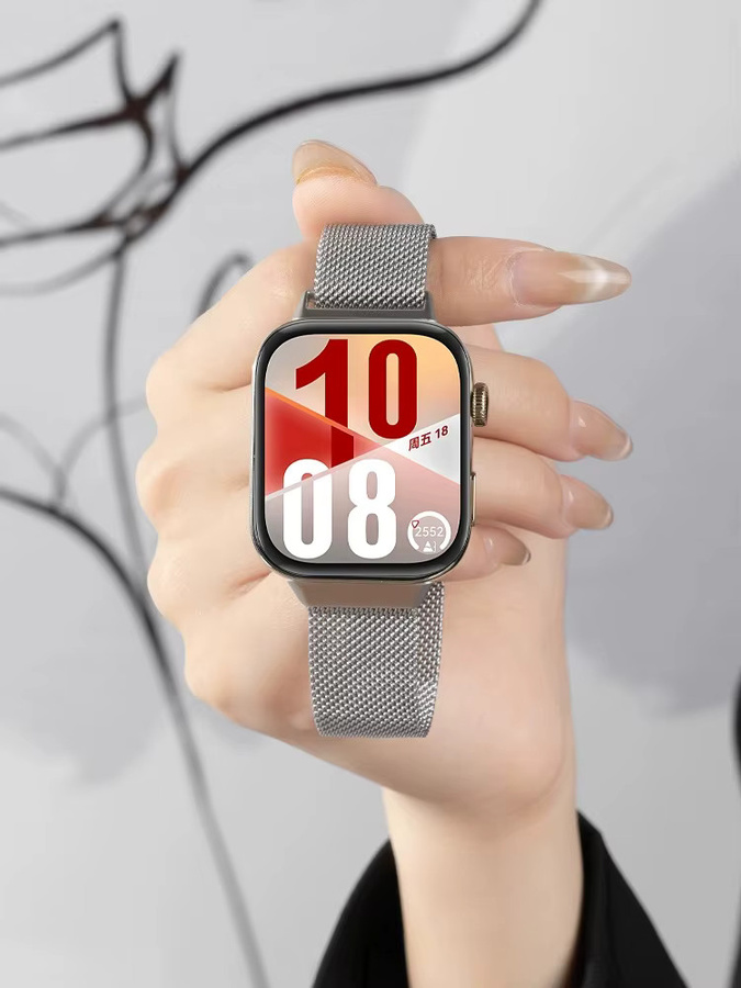 Uhrenarmband Edelstahl, Silber, Unisex - Bild 3