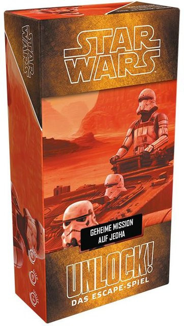 Asmodee Unlock! Star Wars: Geheime Mission auf Jedha, Kartenspiel, ab 10 Jahren - Bild 1
