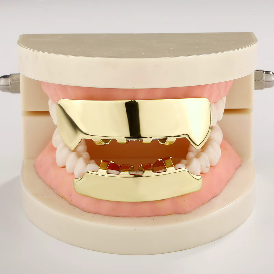 JINAO Grillz-Set, Gold, Unisex - Bild 2