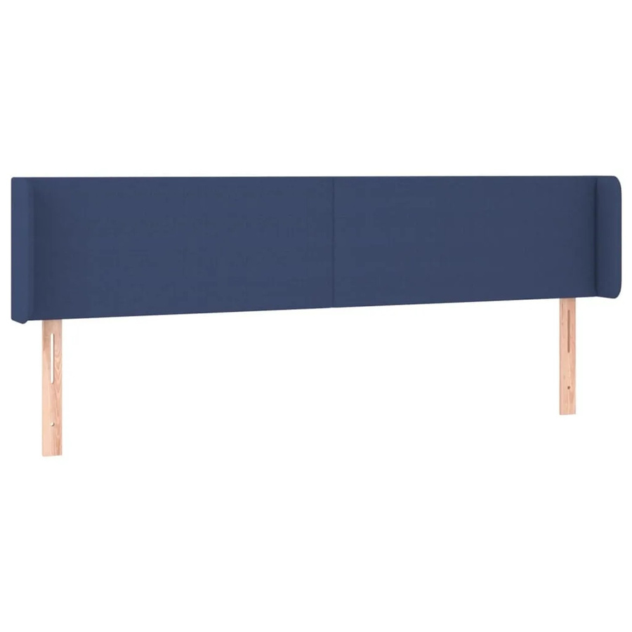 vidaXL LED Kopfteil Blau mit USB-Ladeport und integrierter Beleuchtung, B/T/H: 203 x 16 x 78-88 cm - Bild 2