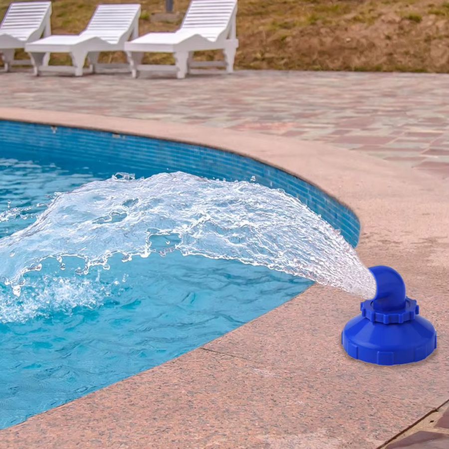 Intex Schwimmbad-Rücklaufstrahldüse 360 Grad drehbar als Ersatz für Intex Outlet Pool-Düsen, Set von alloet - Bild 2