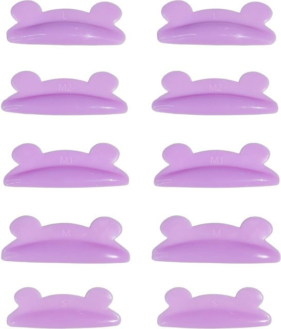 PERMANIA Wimpernperm-Pads, 10 Stück, Silikon, Unisex - Bild 1
