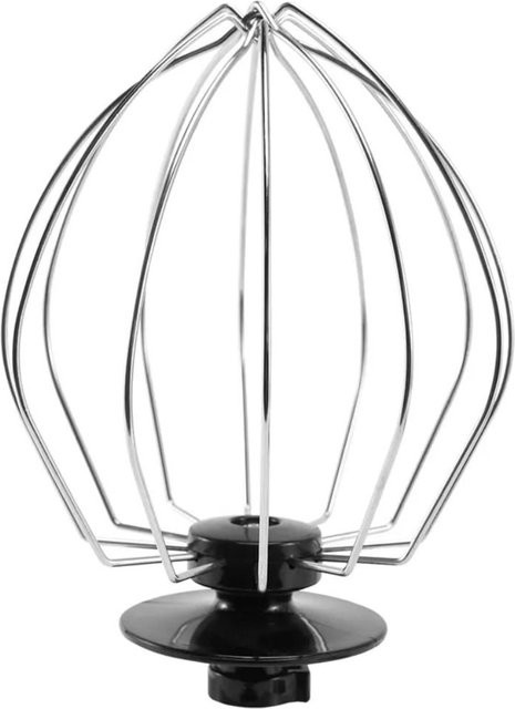 Keyuin Ersatz Schneebesenaufsatz aus Edelstahl in Silber, Ballonförmiger Mixeraufsatz und Eierschlägeraufsatz für Sahne und Rühren - Bild 1