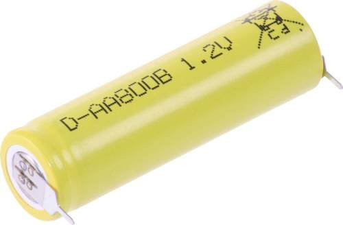 Mexcel Spezial-Akku Mignon AA NiCd 1.2V 800 mAh Gelb - Bild 1