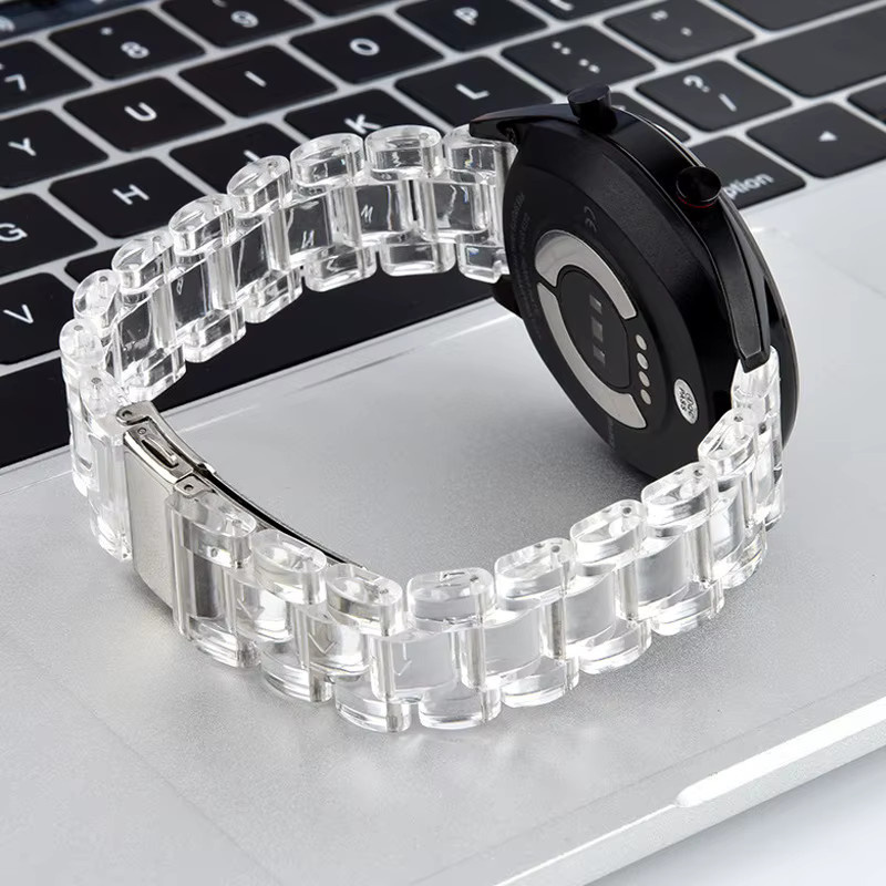 Armband für Samsung Galaxy Watch, Kunststoff, Weiß, Unisex - Bild 2