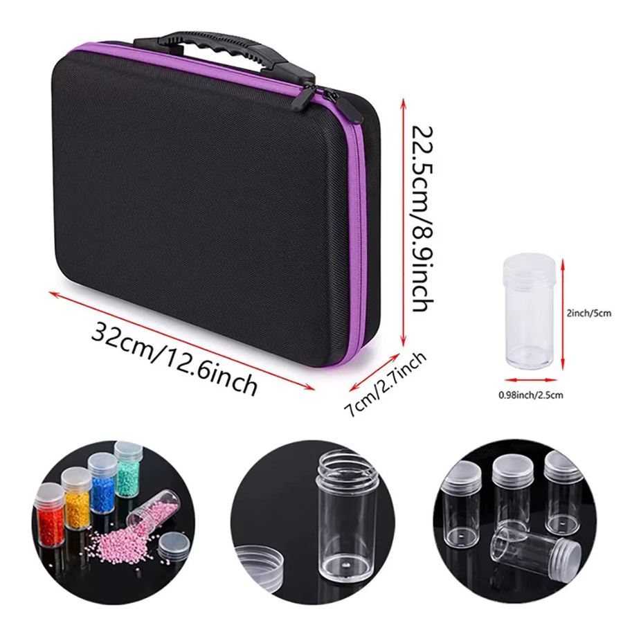 Diamant Malerei Werkzeug Set mit Aufbewahrungsbox und Zubehör für Diamond Painting - Bild 6