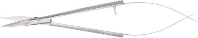 Meyco Pinzettenschere aus Metall in Silber, Länge: 12,0 cm - Bild 1