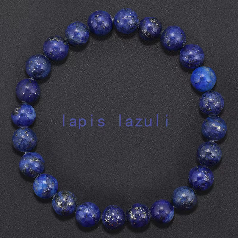 SANSWL Armband, Lapis Lazuli Perlen, Blau, 8mm, Herren - Bild 2