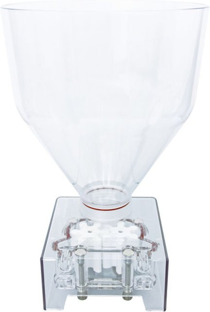 Edhard Doppeltrichter für Edhard Pumpeinheit, transparent, Durchmesser: 22,9 cm, Höhe: 38,1 cm - Bild 1