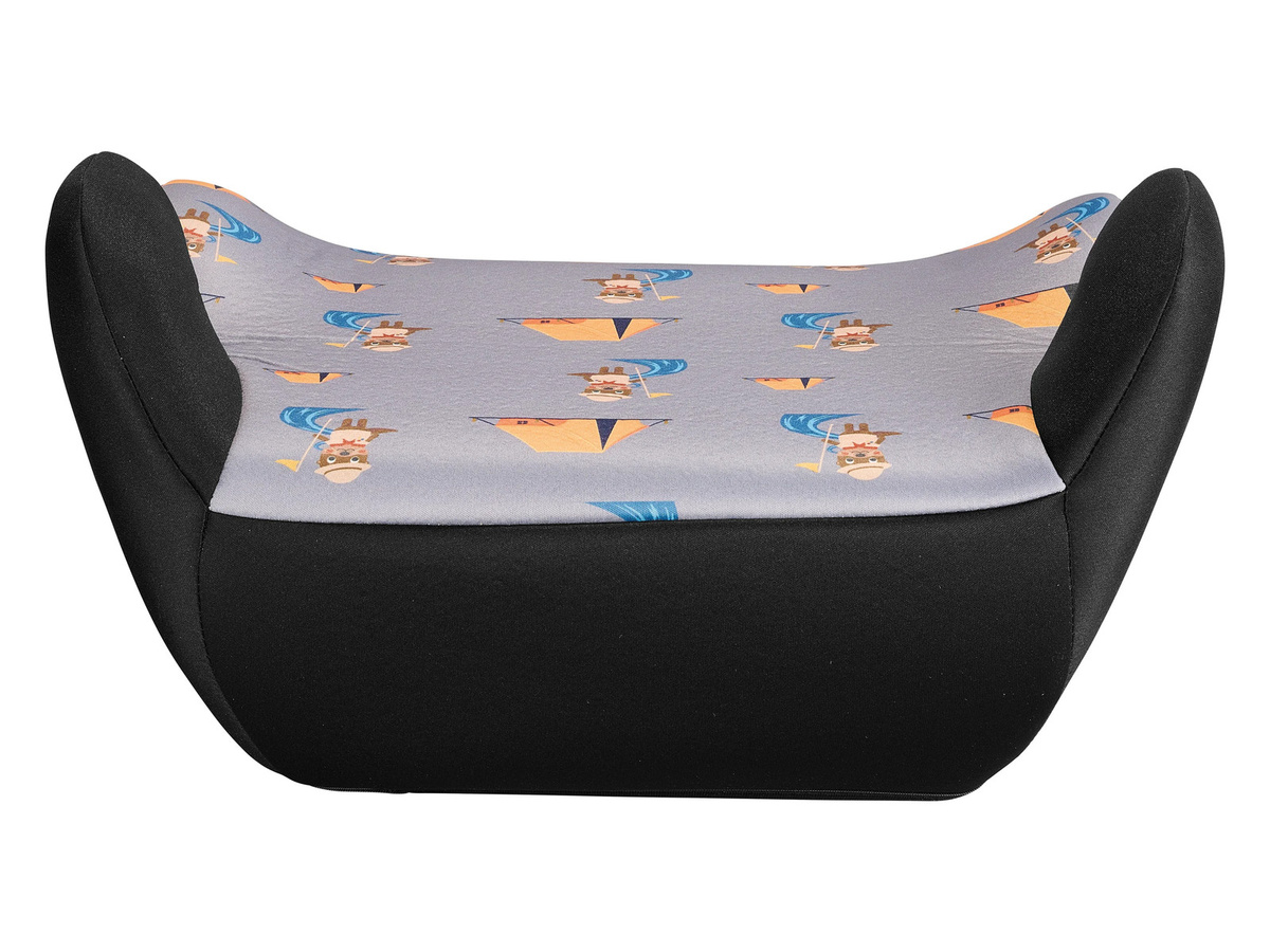 ULTIMATE SPEED Kindersitzerhöhung mit Rückenlehne Otterprint für Körpergröße 125-150 cm in Multicolour, Schwarz und Grau - Bild 2