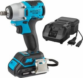 Hazet Mini Akku-Schlagschrauber-Satz 18 V 9212M-1 in Blau mit 3 Werkzeugen und 1/2 Zoll Vierkant - Bild 1
