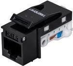 TRENDnet TC-K25C6BK Cat6 RJ-45 Keystone Ethernet LAN Module, 25er Pack, schwarz - Bild 1