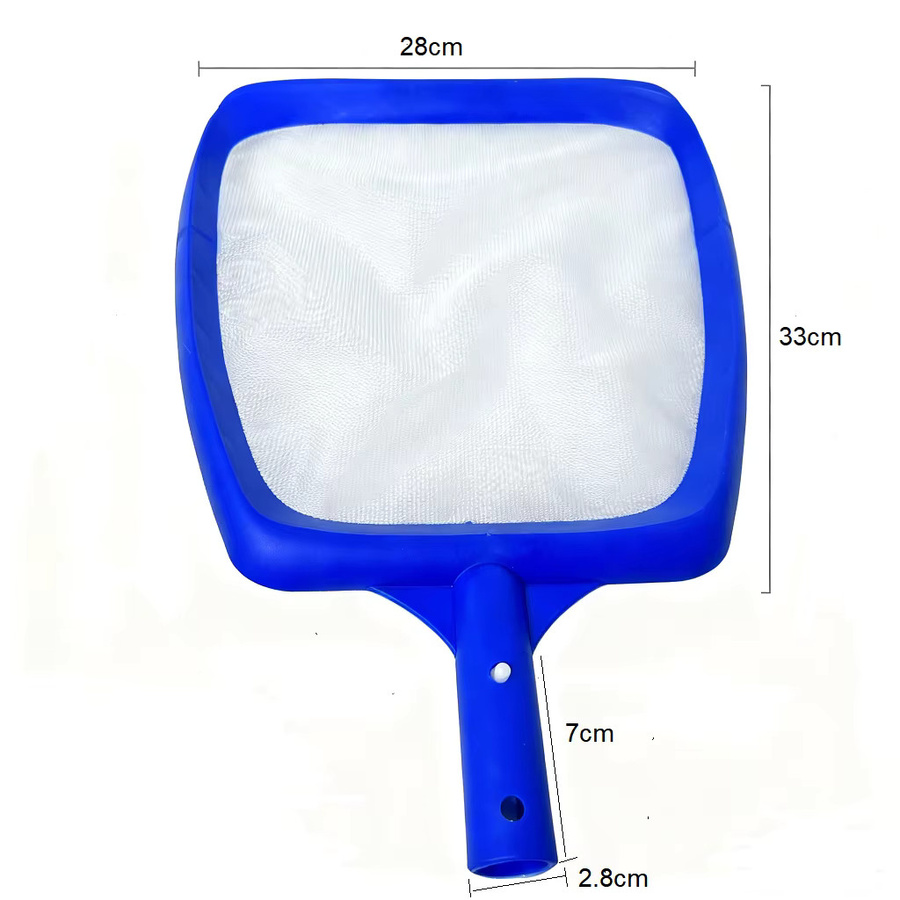 Blaues Pool-Skimmer-Netz zur manuellen Reinigung von Blättern und Schmutz für dein Schwimmbad - Bild 3