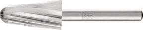 PFERD HSS Frässtift ALU Rundkegelform L Ø 16 x 30 mm, Schaft-Ø 6 mm, Silber - Bild 1