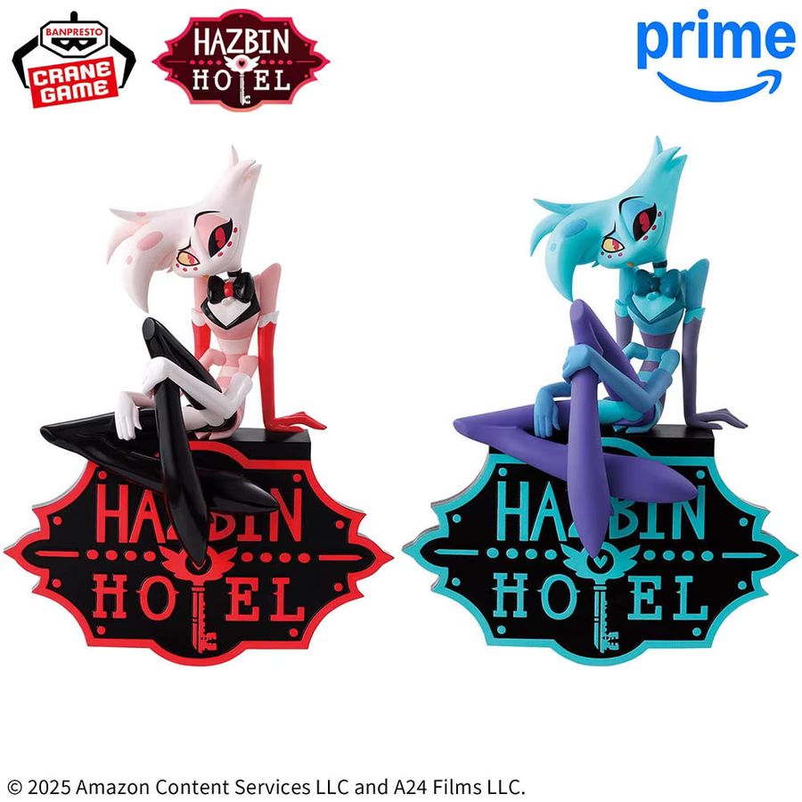 Banpresto Hazbin Hotel Angel Dust und Husk Anime Actionfiguren Multicolor Collection Modell - Bild 2