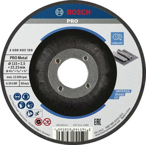 Bosch Trennscheibe gekröpft Standard for Metal A 30 S BF Durchmesser: 115 mm - Bild 1