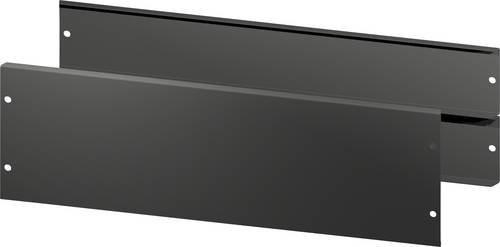 Rittal Sockel-Blende vorne/hinten aus Stahlblech in Schwarz RAL 9005, Höhe: 200 mm, Breite: 800 mm, 2er-Set - Bild 1