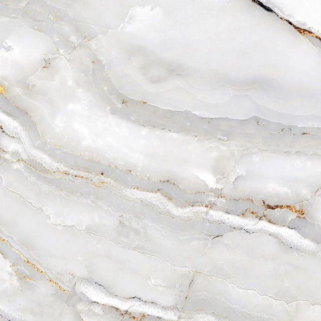 United Tile Bodenfliese Feinsteinzeug Alabaster Cleo Light in Weiß und Grau mit Marmoroptik, poliert, B/B: 60 x 60 cm - Bild 1