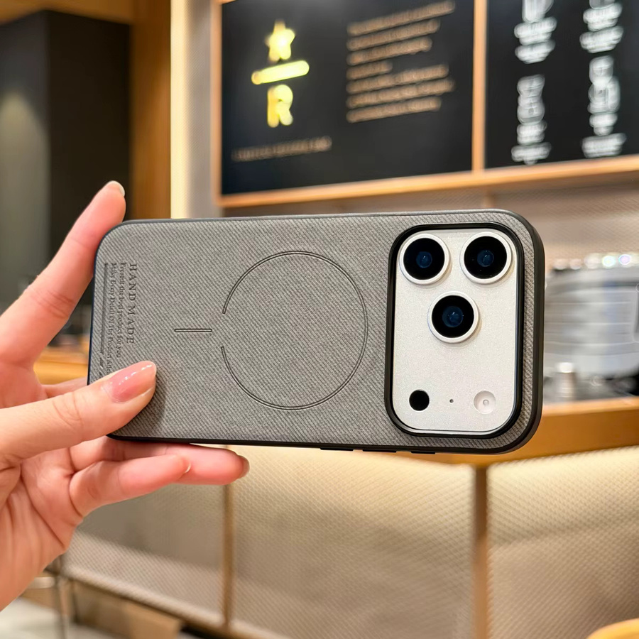 Magnetische Luxus-PU-Leder-Handyhülle für iPhone 17 Pro Max, iPhone 16 Plus und iPhone 17 Pro in Blau, ultradünne stoßfeste Rüstung mit MagSafe-Kompatibilität - Bild 2