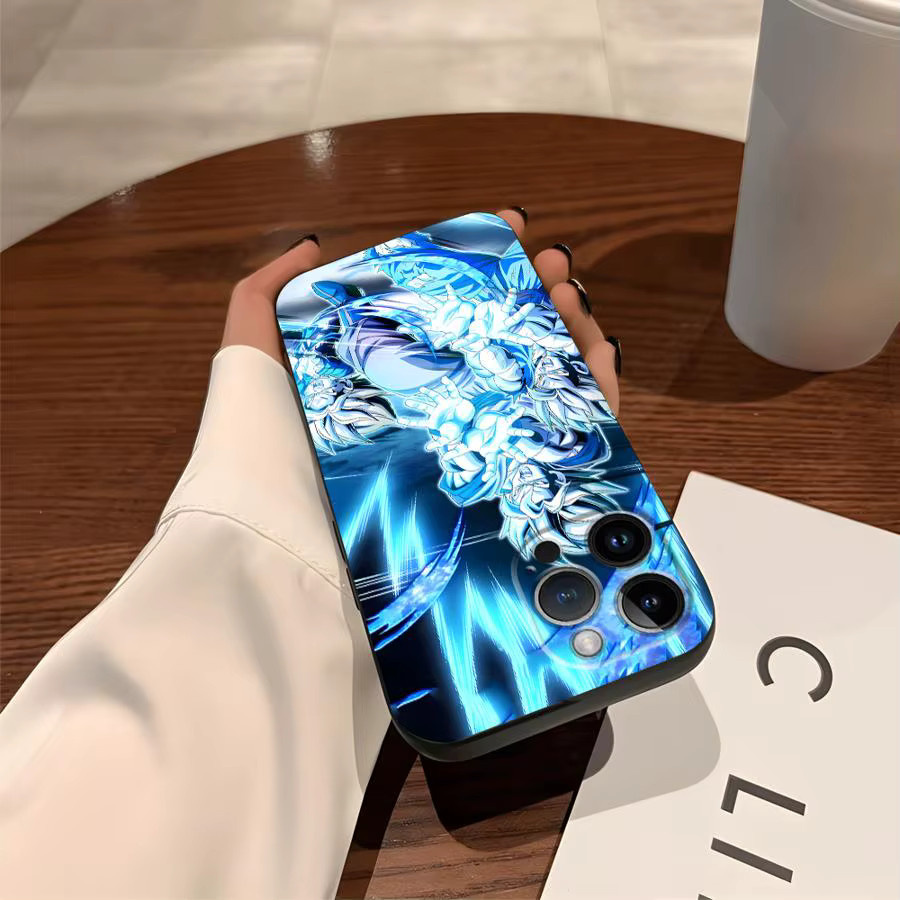 Dragon Ball Goku Handyhülle für iPhone Modelle in Schwarz - Bild 5