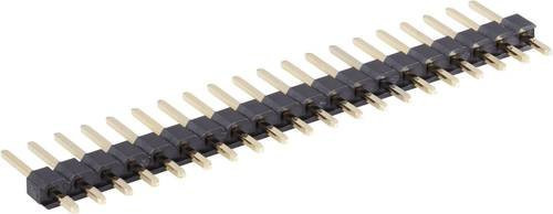 TRU Components Stiftleiste Standard in Schwarz mit 1 Reihe und 36 Polen - Bild 1