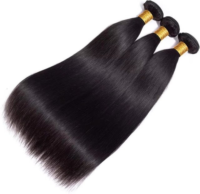 Newmi Echthaar-Bündel, 8-30 Zoll, brasilianisches Haar, Schwarz, Damen - Bild 1