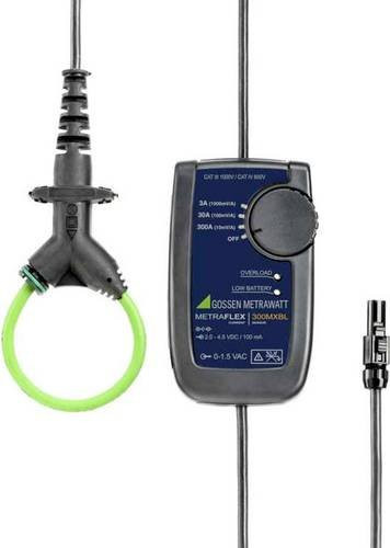 Gossen Metrawatt METRAFLEX 300MXBL Stromzangenadapter Messbereich AC 0,006 - 300A Schwarz - Bild 1