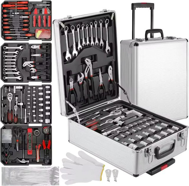 Betuyoo 799-teiliger Mechaniker-Werkzeugsatz im Rollkoffer mit Steckschlüsselsatz für Reparaturen und den täglichen Gebrauch - Bild 1