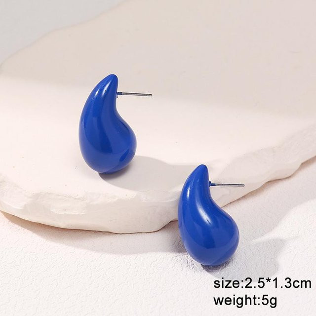 Lucky Star Jewelry Ohrringe, Blau, Zinklegierung, Damen, Geometrisch - Bild 1