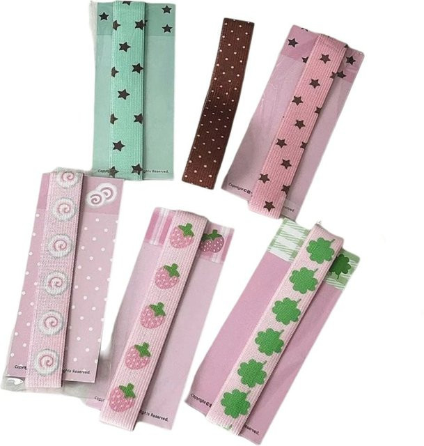 Kawaii Verstellbare Notizbuch-Gurte DIY-Dekoration Elastisches Sternband in Rot für Scrapbooking - Bild 1