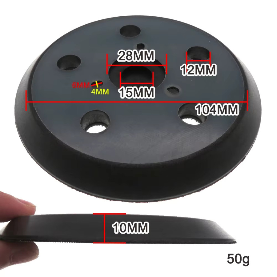 Vibratite 5-Zoll-Klett-Schleifpad als Trägerplatte für PORTER-CABLE 333 und 333 VS Exzenterschleifer - Bild 3